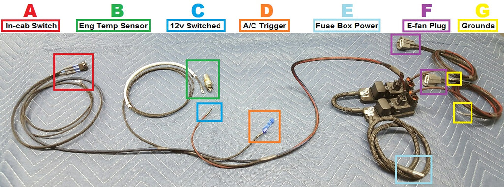 HDC Electric Fan Harness Kit (Raptor Fans)