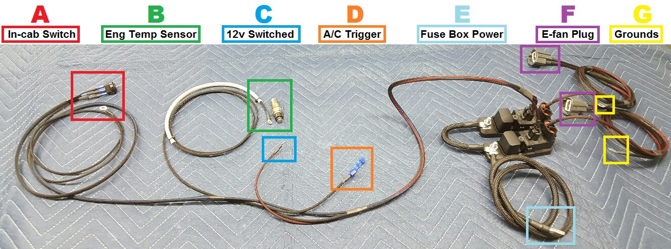 HDC Electric Fan Harness Kit (Universal Fans)