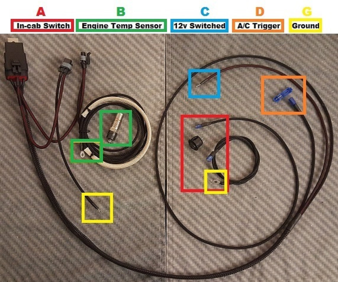 HDC Electric Fan Harness Kit (Mark VIII Fan)