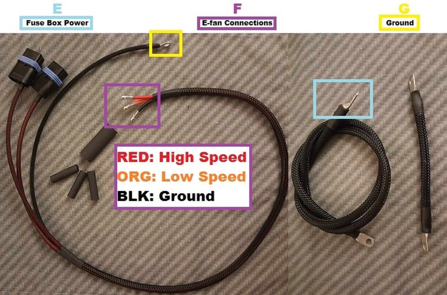 HDC Electric Fan Harness Kit (Mark VIII Fan)